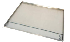 Bull griddle front showing slide-in plate and flat cooking area for versatile grilling