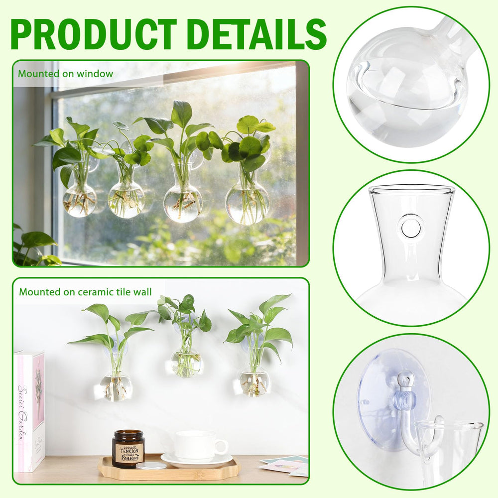 Bunmery suction cup and hook attached to glass demonstrating secure hold