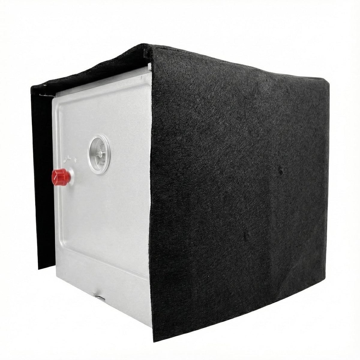 Buraku front view of packaged camp oven cover showing compact protection