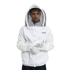 BURHAIR side profile jacket in XXL showing loose fit for layering