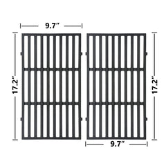 Burly Grill close-up of matte enamel cast-iron showing durable finish and easier rust resistance