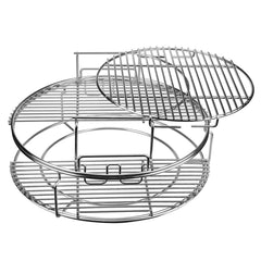 Burly Grill front view of full 5-piece kit showing components and fit benefits