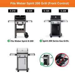 Burly Grill grates installed in Weber Spirit demonstrating correct fit and even searing benefit