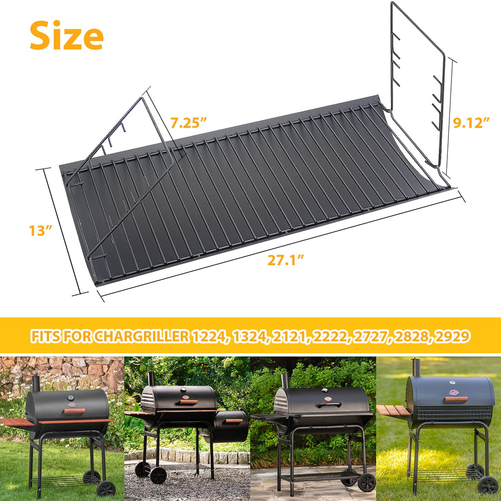 Burly Grill wire fire grate close-up highlighting even charcoal support and durability