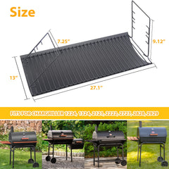 Burly Grill wire fire grate close-up highlighting even charcoal support and durability