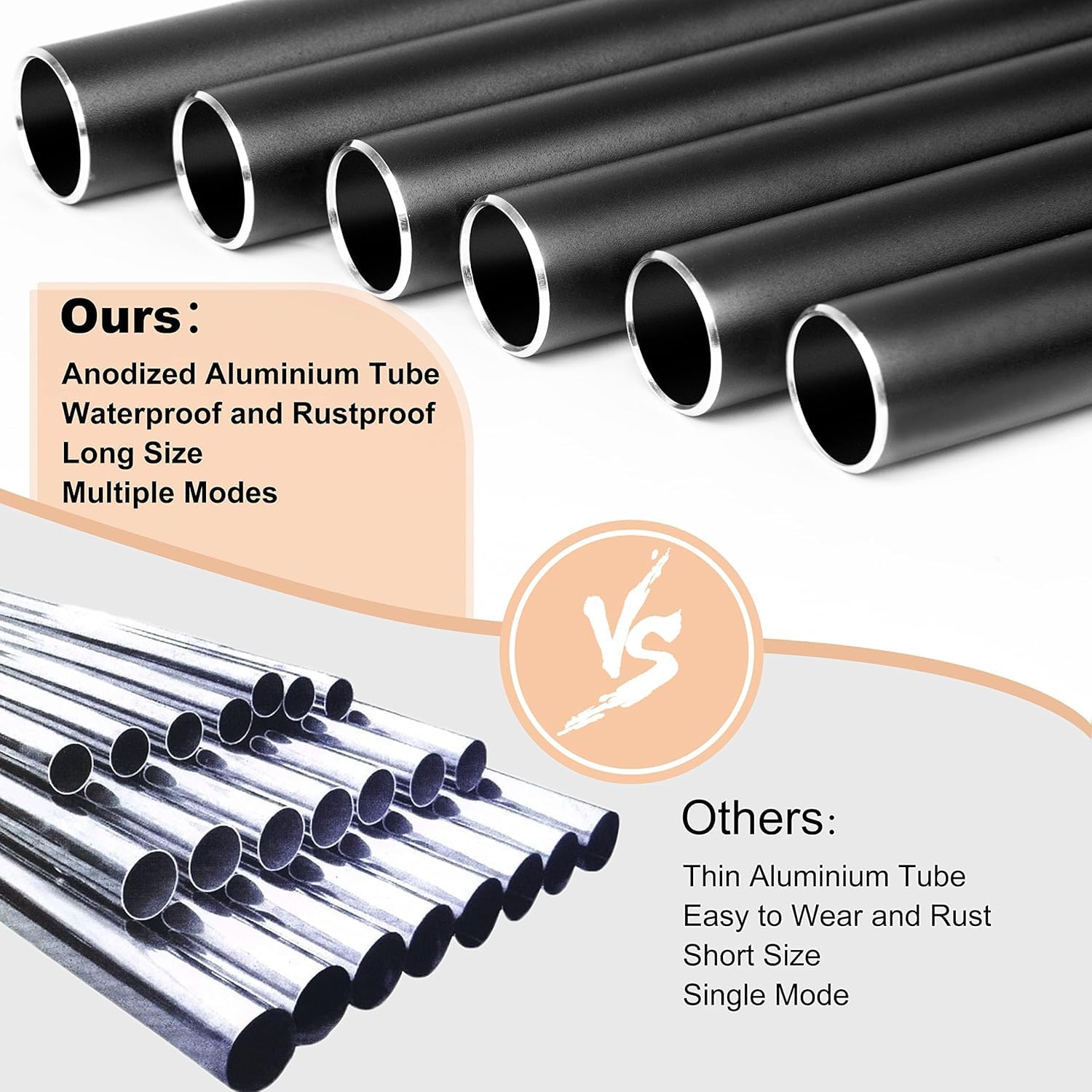 Bursvik assembly parts laid out showing sturdy hooks, nylon rope and tubes durability
