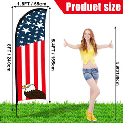 Buryeah close-up of polyester flag fabric texture showing crisp print and durable stitching