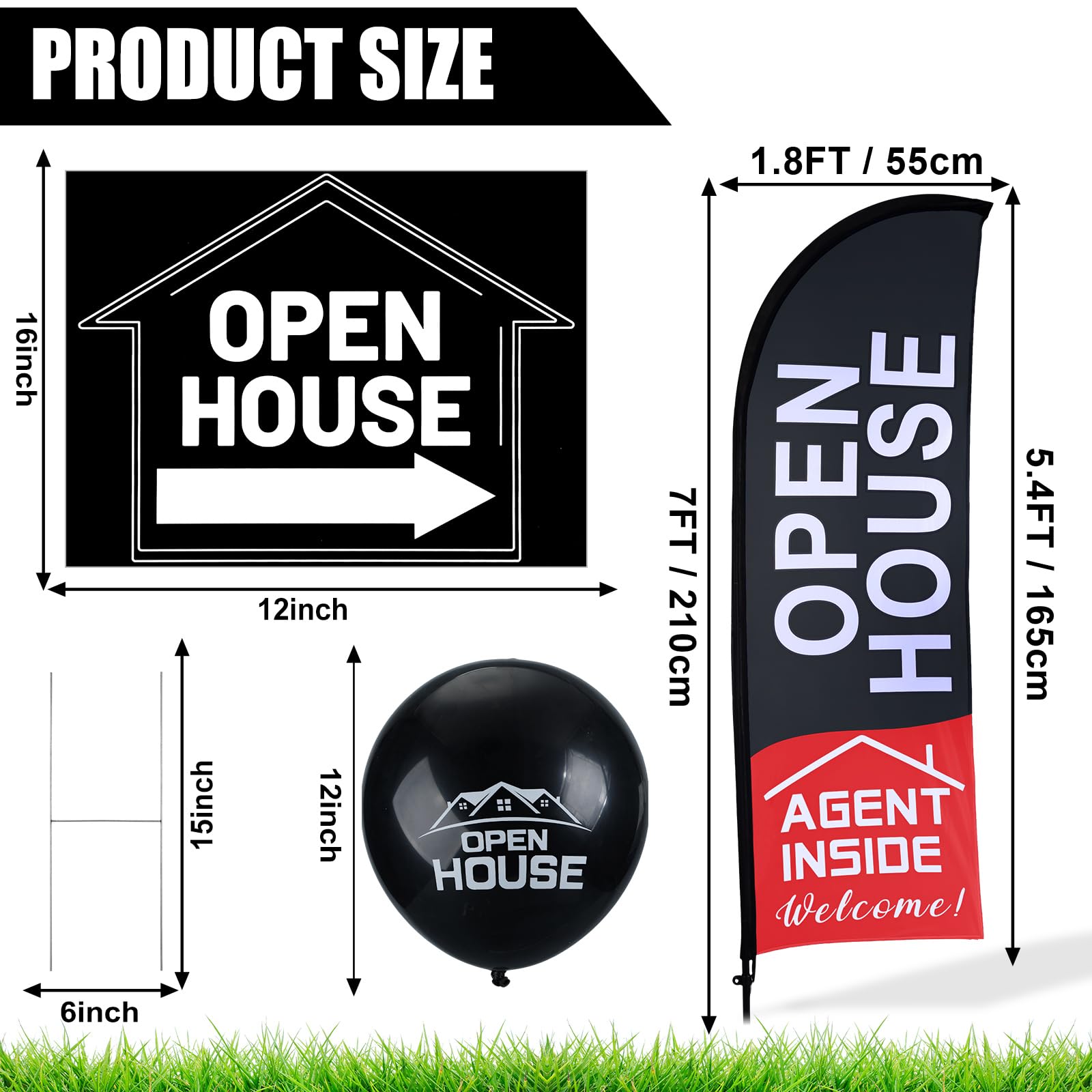 Buryeah flag pole kit assembled showing easy tool-free setup benefit