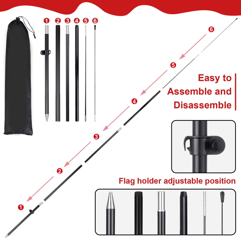 Buryeah metal H-stake detail showing stable ground anchoring benefit