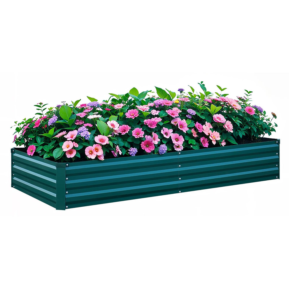 BUTUNITA front assembled raised garden bed showing sturdy planting area and easy access