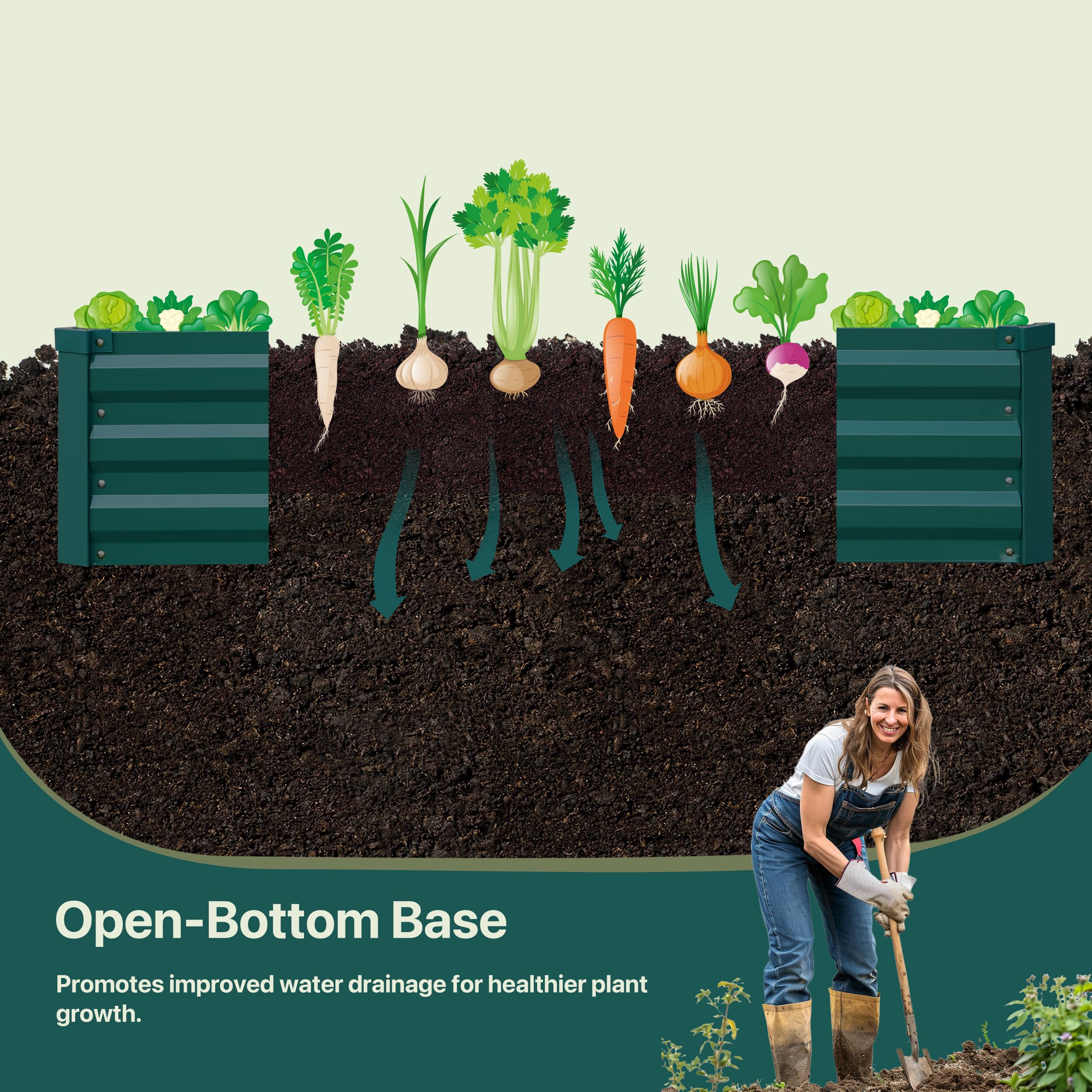 BUTUNITA packaged kit with gloves and weed fabric highlighting ready-to-install convenience