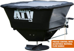 Buyers Products ATVS100 poly hopper closeup illustrating rustproof capacity benefit