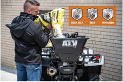 Buyers Products ATVS100 enclosed 12V motor detail showing protection and reliability