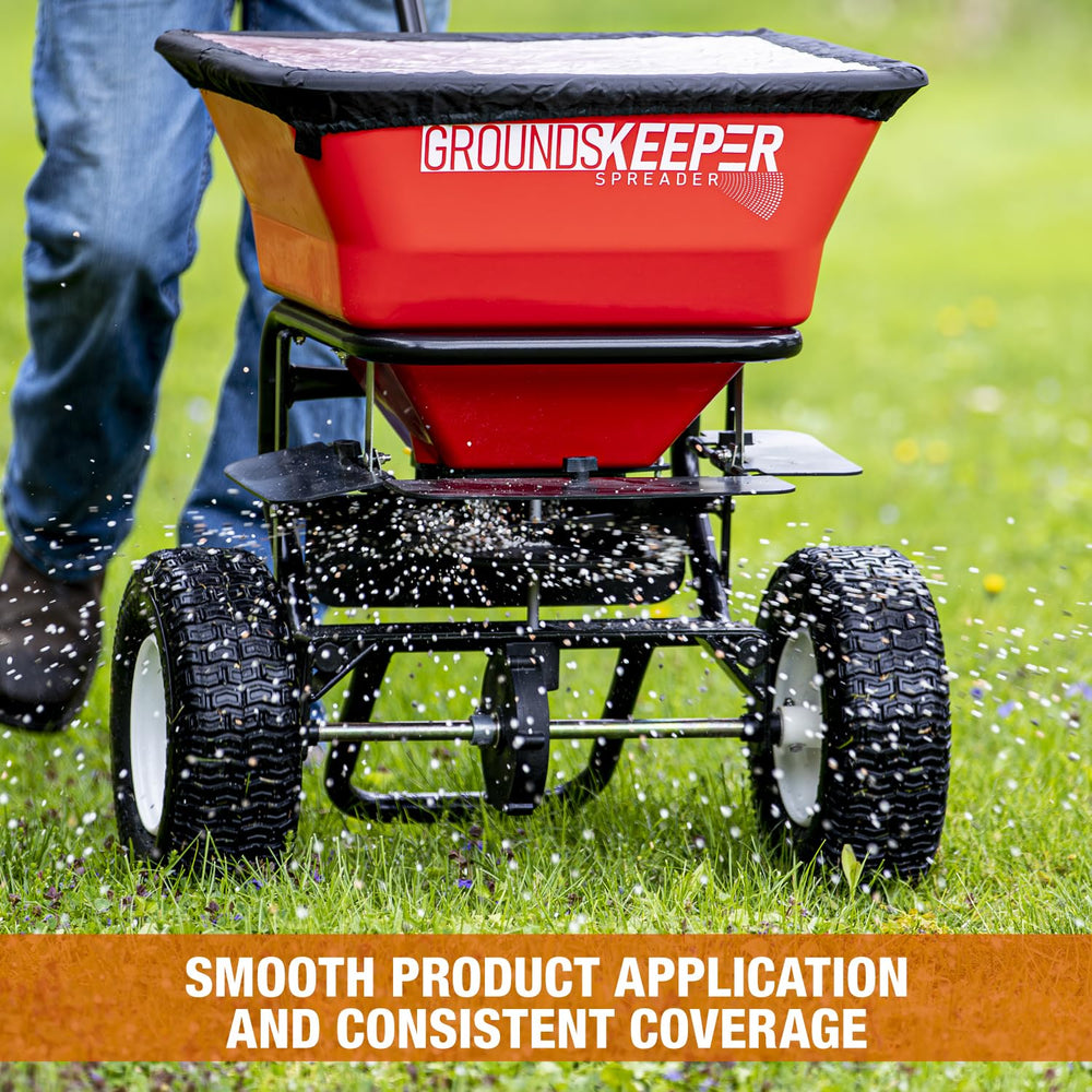 Buyers Products Company Grounds Keeper welded frame close-up benefit: sturdy powder-coated corrosion resistance