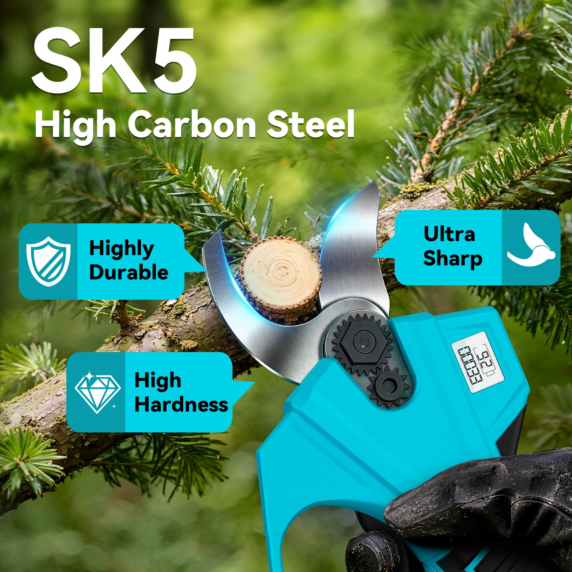 BuyJoy close-up of SK5 blade edge showing sharpness and clean-cut benefit