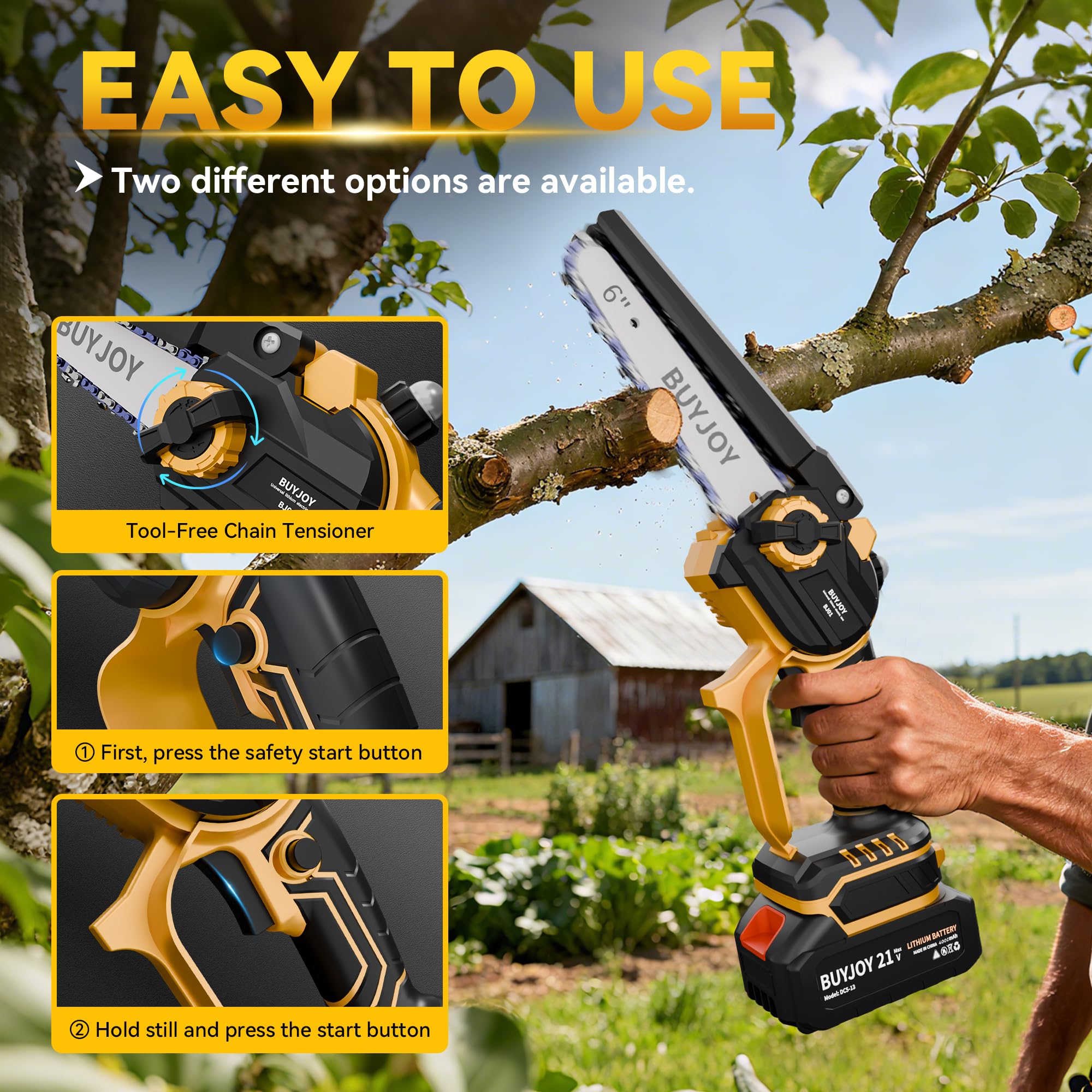 BuyJoy shoulder strap and storage arrangement for comfortable transport