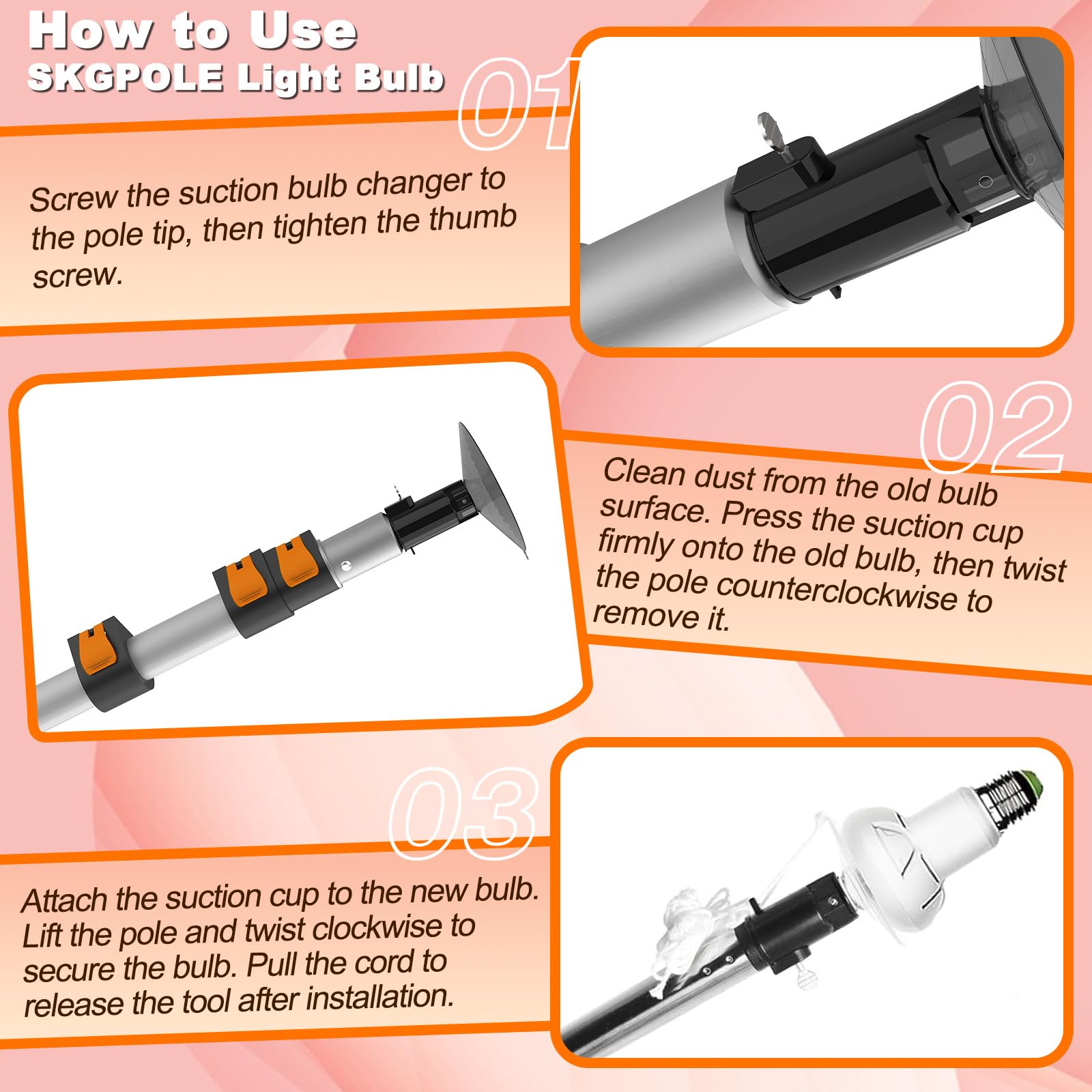 Buyplus flip-tab lock and foam grip close-up for stable handling benefit