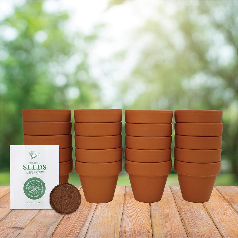 BUZZY mini pots used as wedding favors on table, highlighting memorable gifting use