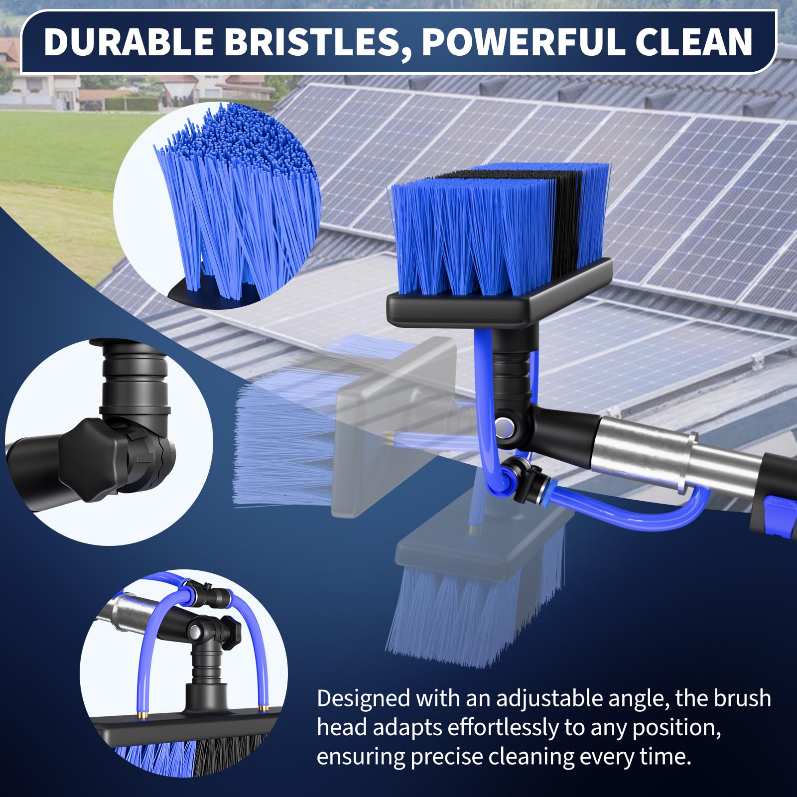 BVOHVN brush head close-up with soft bristles protecting panels