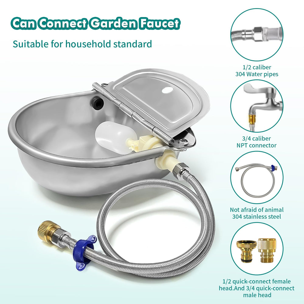 Bwhrmt stainless bowl closeup highlighting rust-proof smooth surface for hygiene