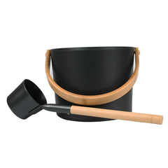 BWWNBY front view black bucket showing modern design and durable use