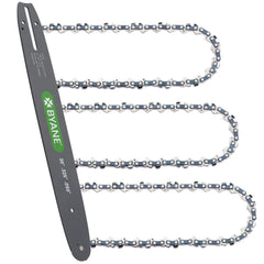 Byane front packaging showing 20-inch bar and three chains, ready to install