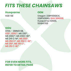 BYANE detailed view of 68 drive links for accurate fit and durability