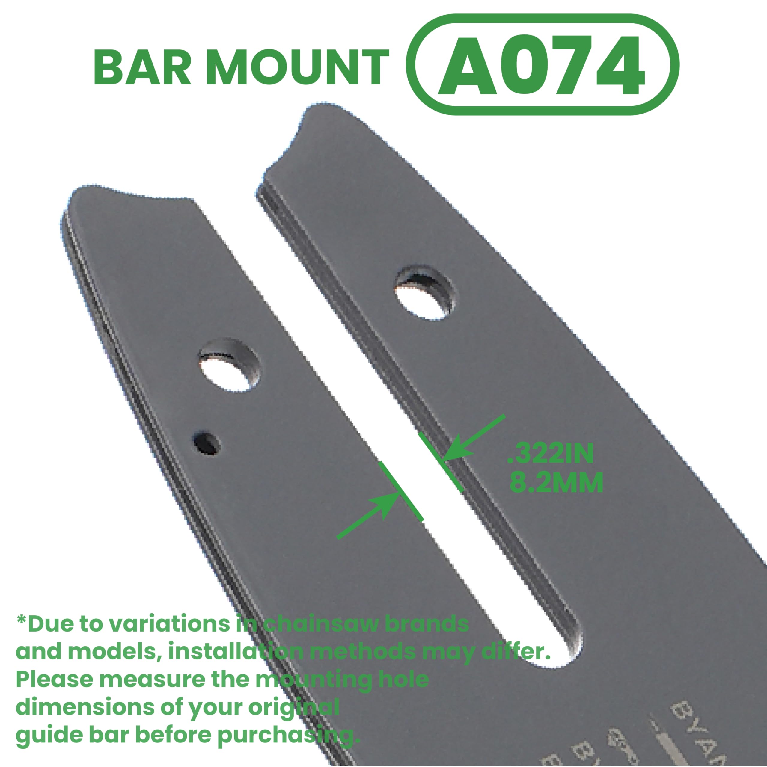Byane chain teeth detail with hard chrome finish, demonstrates long-lasting sharpness benefit