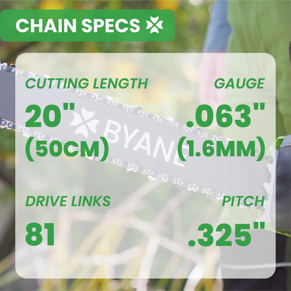 BYANE close-up of carbide cutter teeth, showing long-lasting edge durability