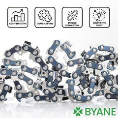BYANE close-up of cutter teeth showing sharp chrome plating for longer edge life