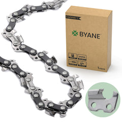 BYANE front packaging showing 12-inch chain and features for long life