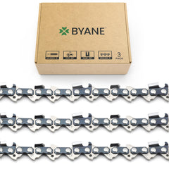 BYANE front view of 18-inch chain package showing model and fit benefits