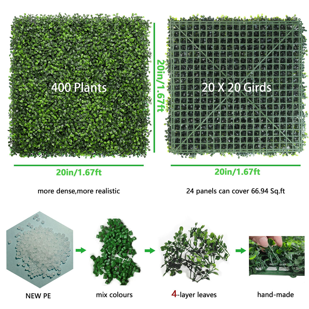 Bybeton close-up of 4-layer leaves showing realistic texture and depth benefit