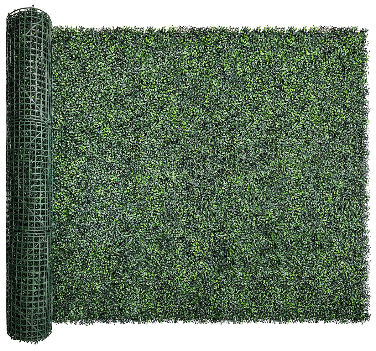 Bybeton front view of packaged grass wall showing full coverage benefit