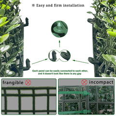 Bybeton panels mounted on a wood fence providing easy outdoor privacy