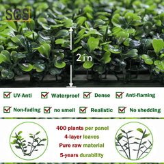 Bybeton installed on fence creating instant privacy and low-maintenance greenery