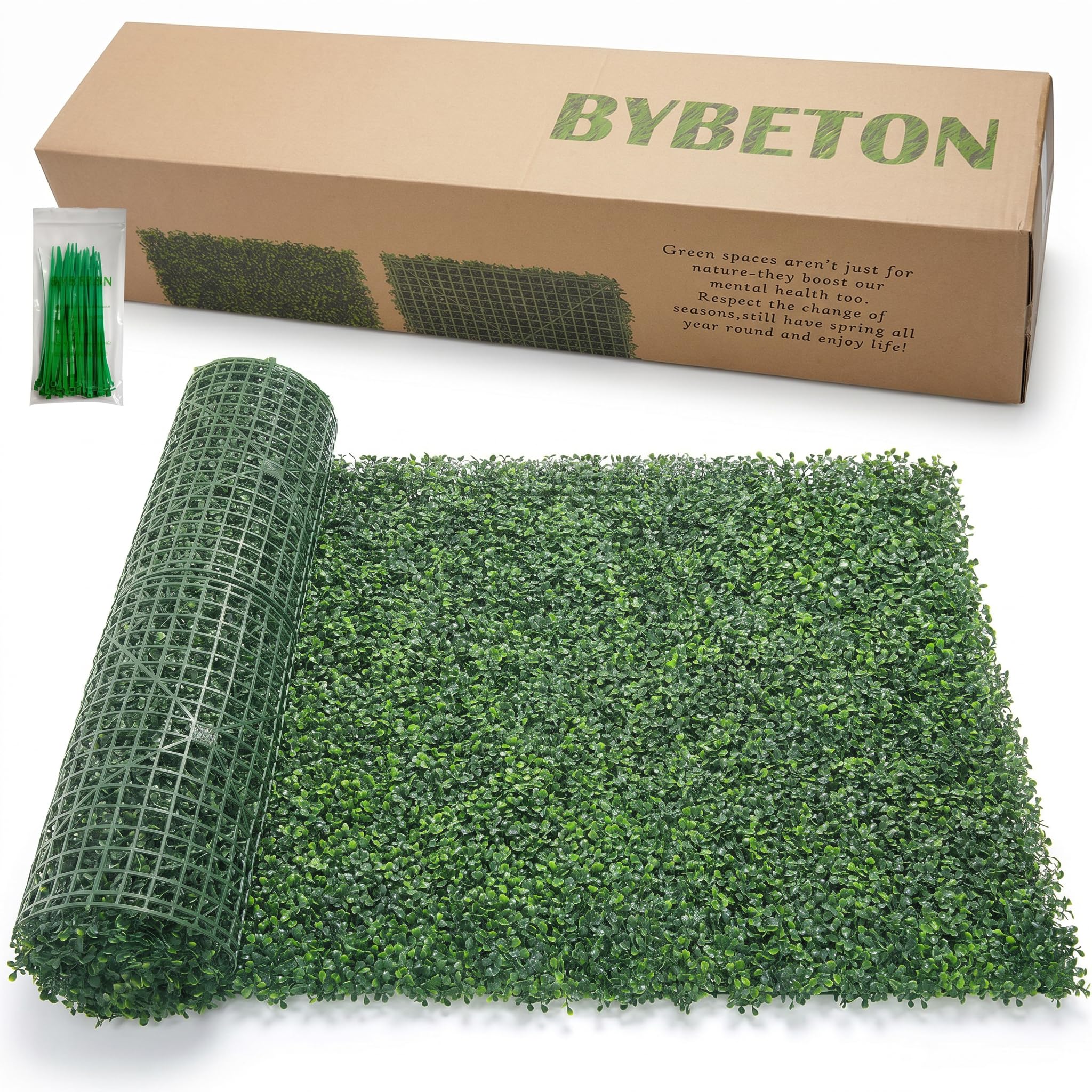 Bybeton scale comparison with chair illustrating panel size and coverage benefit