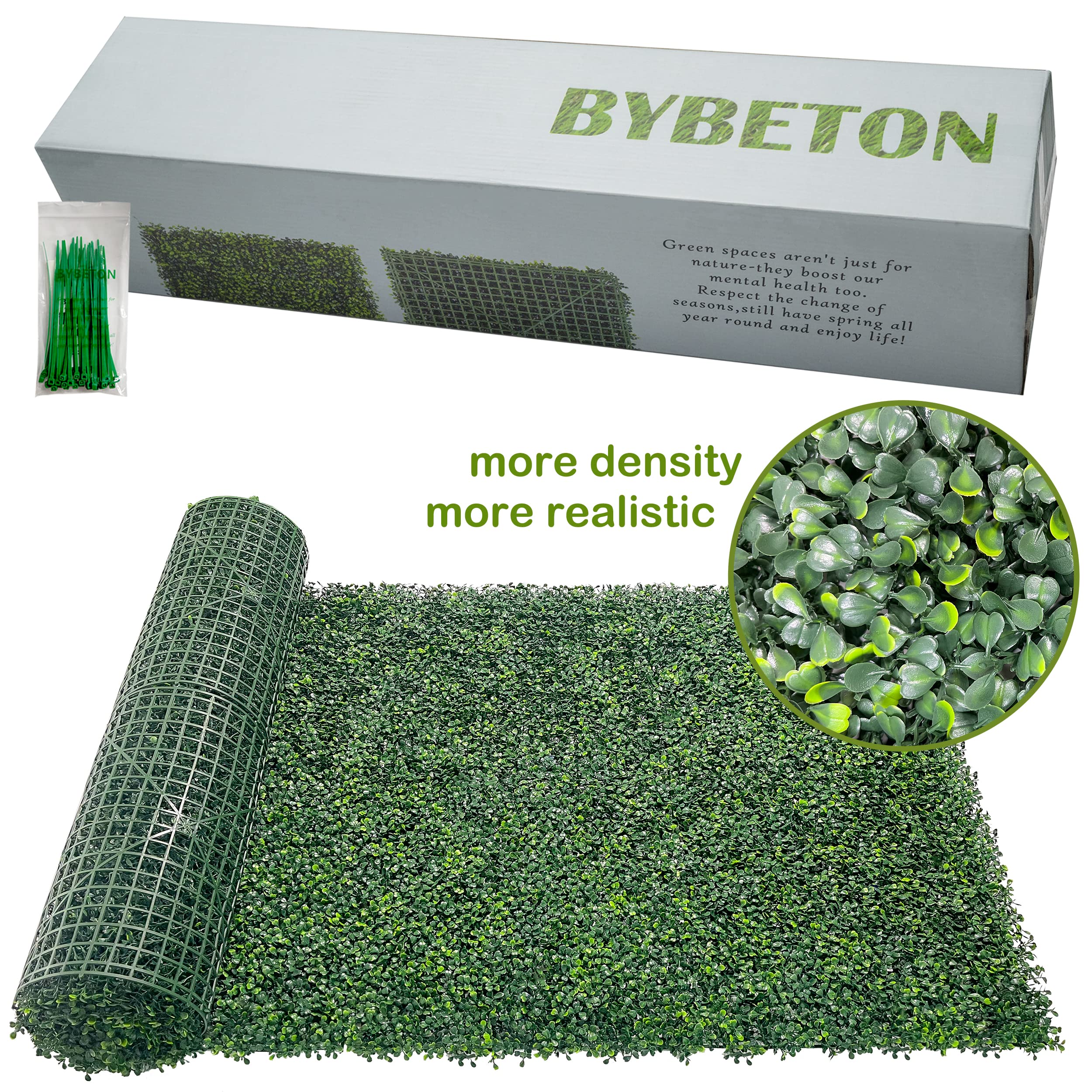 Bybeton green zip tie attachment hidden for clean finished look benefit