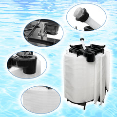 Byenins grid elements detail showing clean media for improved water clarity