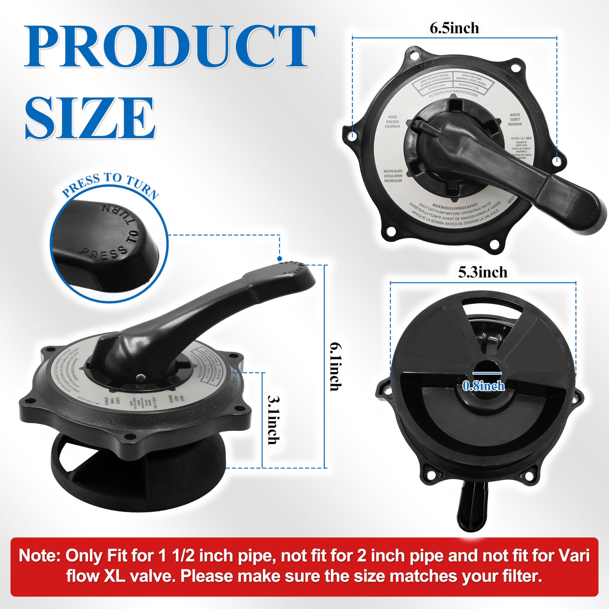 Byenins handle profile side view showing ergonomic grip and durability
