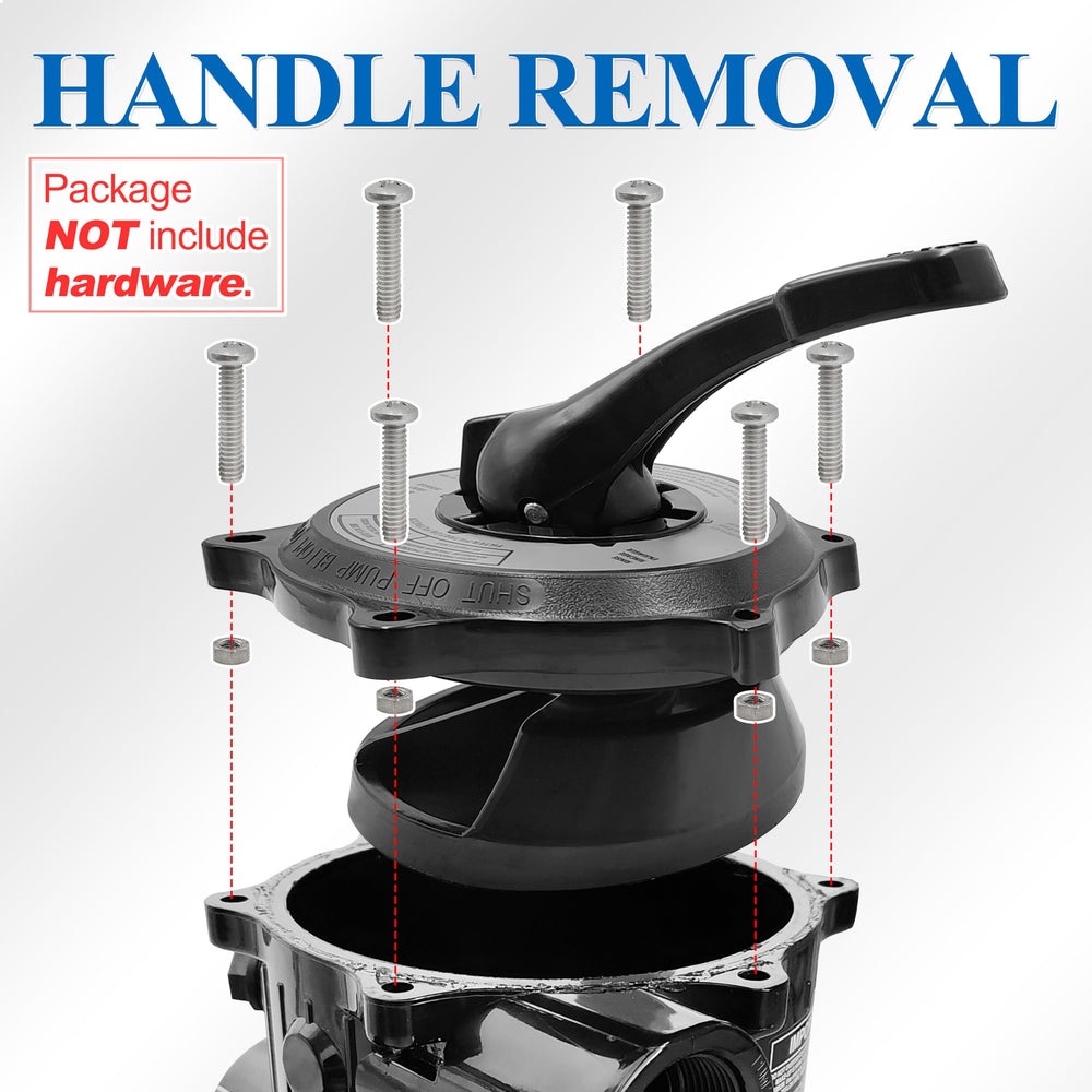 Byenins installed on a Hayward valve demonstrating correct fit benefit