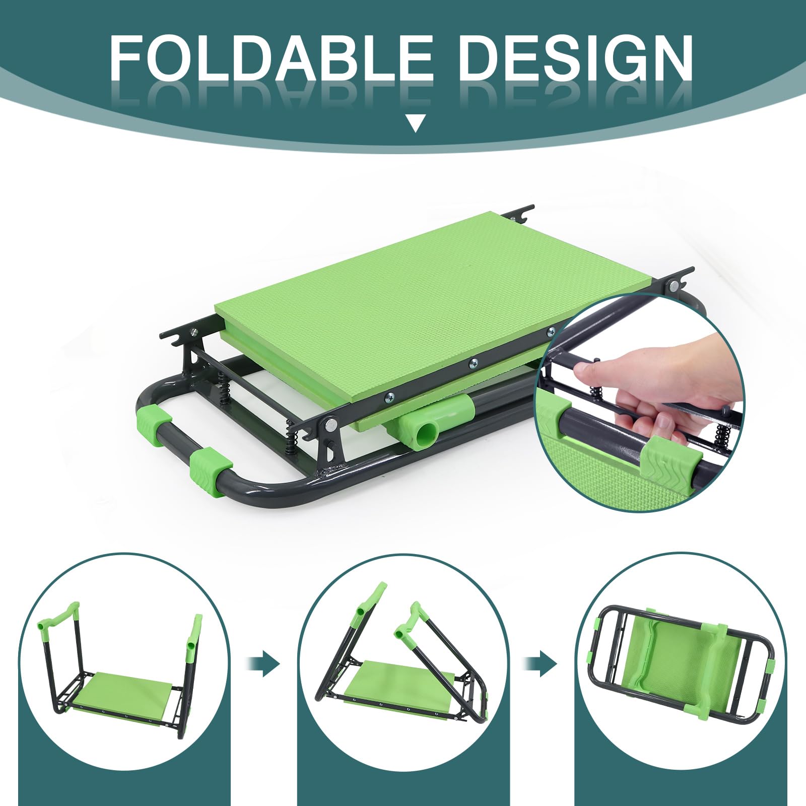 Byhagern side view used as kneeler offering stable support