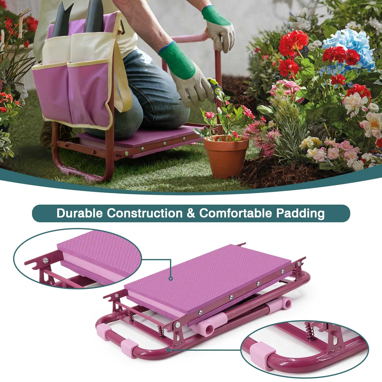 Byhagern tool pouch attached holding trowel for convenient access
