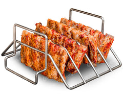 BYLEEY front view small rib and roasting rack showing compact design and sturdy build