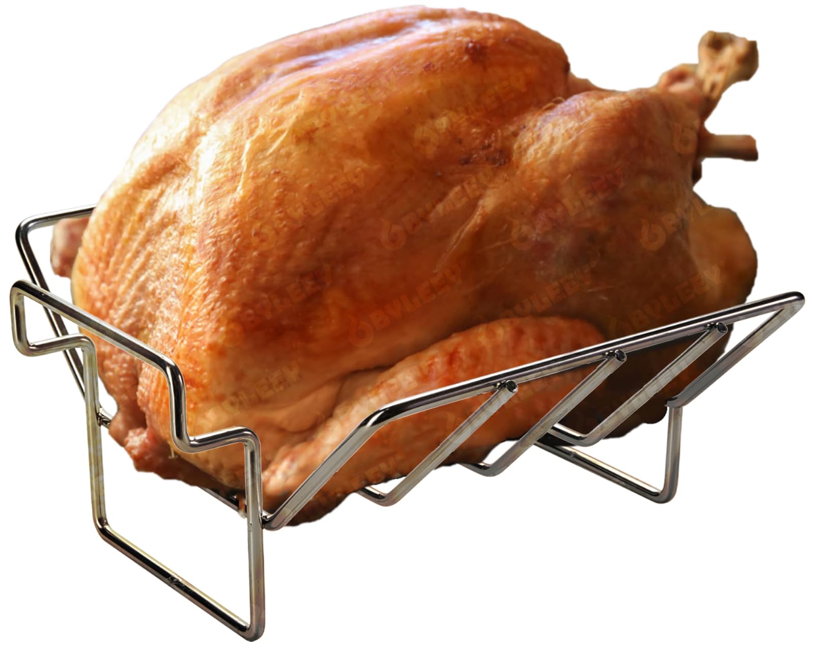 BYLEEY in backyard smoker with ribs and roast showing real-world cooking versatility