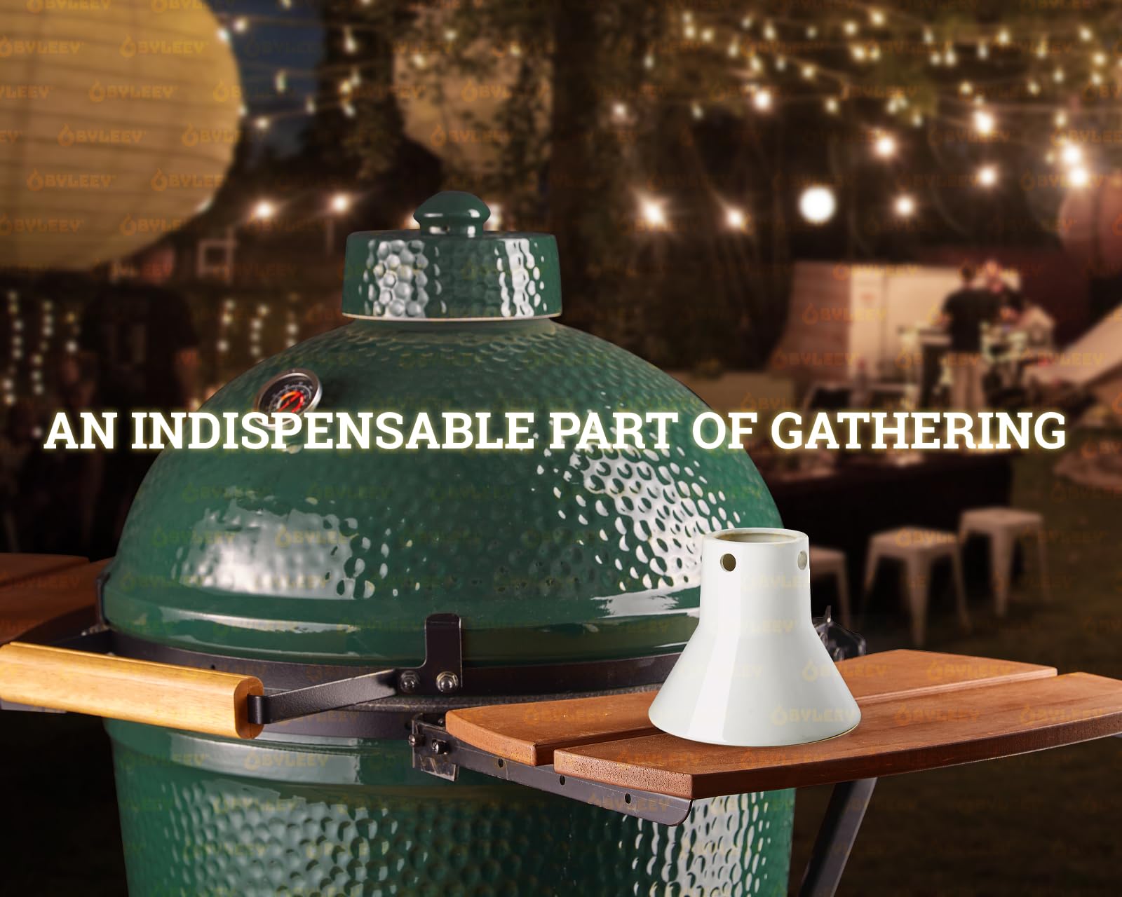 BYLEEY lifestyle outdoor dinner with roasted chicken showcasing presentation and flavor payoff