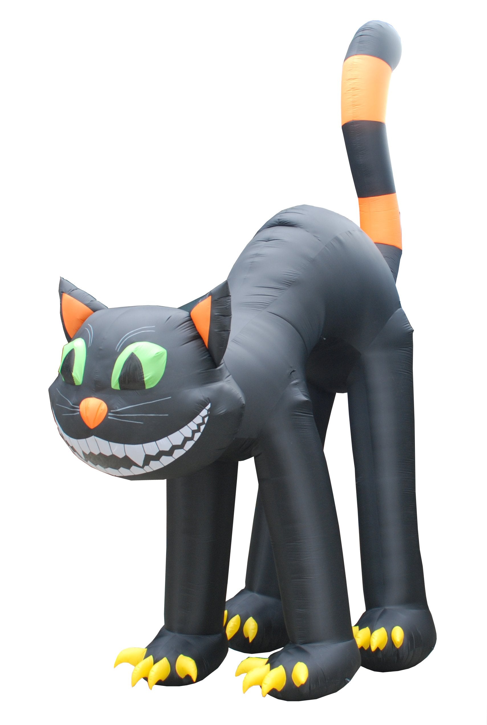 BZB Goods front view inflated black cat showing full-size impact