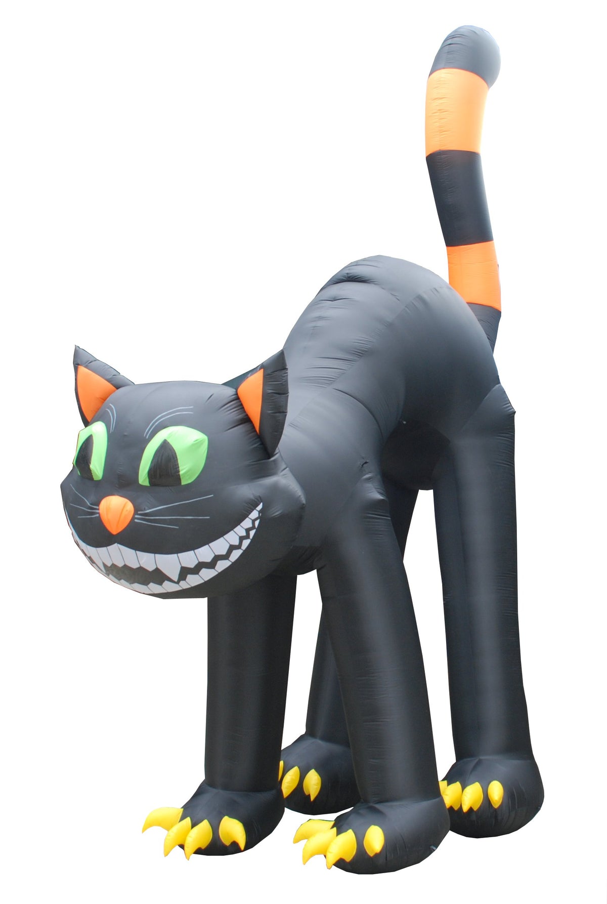 BZB Goods front view inflated black cat showing full-size impact