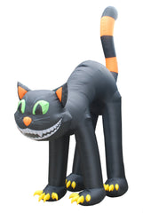 BZB Goods front view inflated black cat showing full-size impact