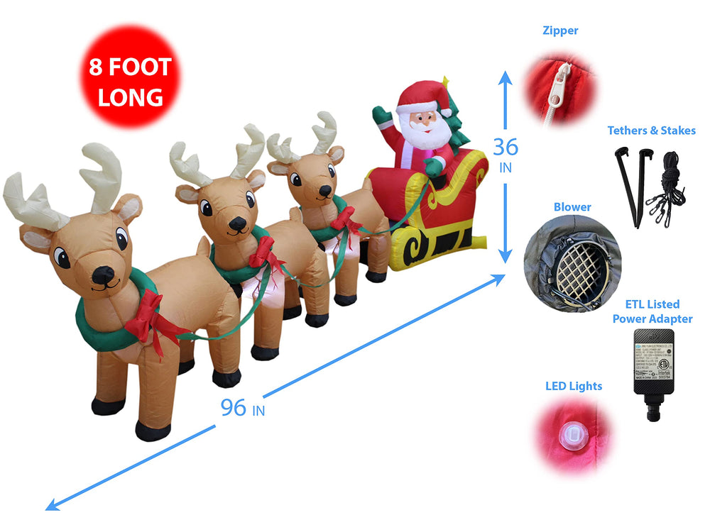 BZB Goods close-up of Santa figure highlighting quality stitching